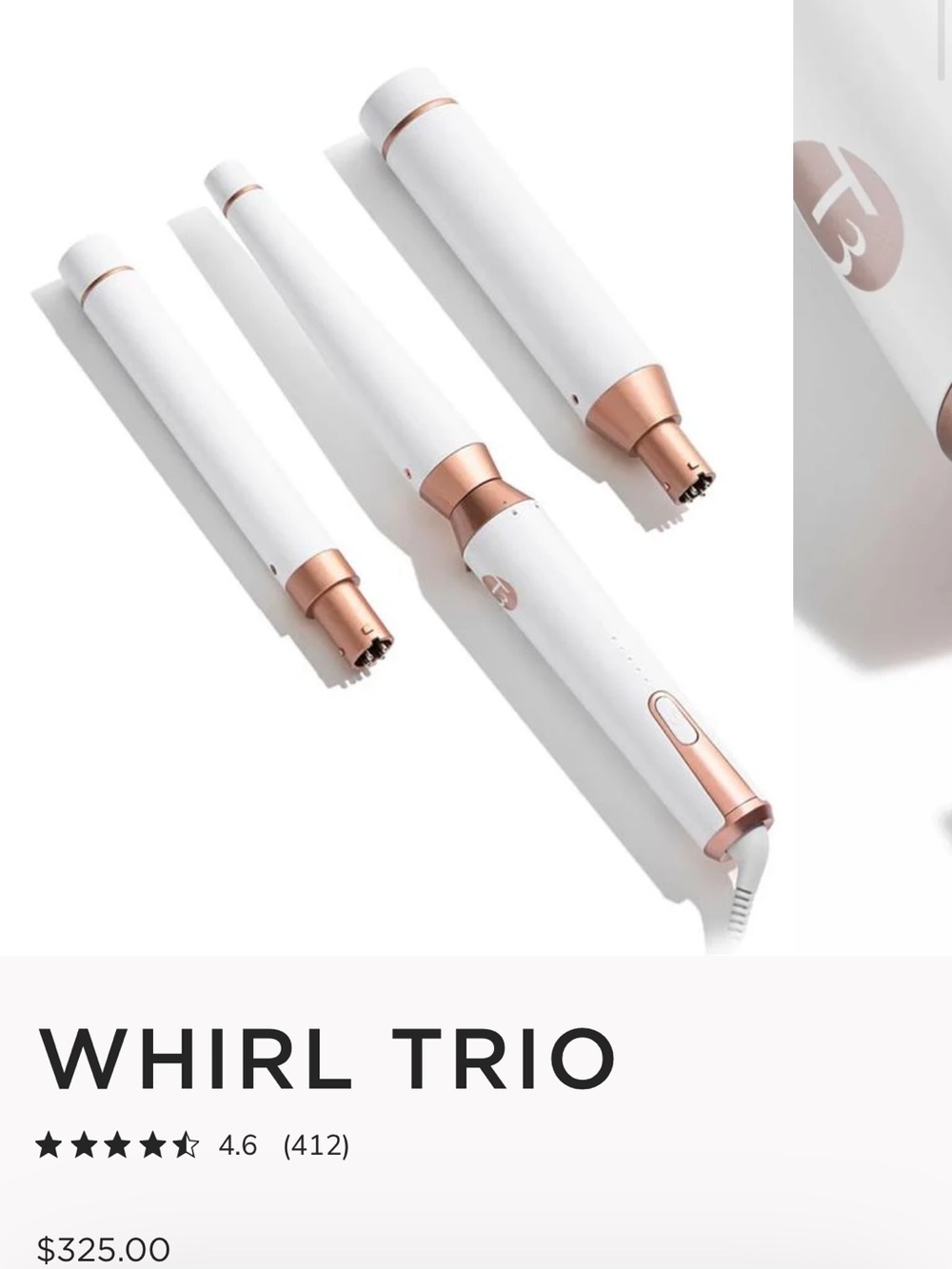 T3 Hair Wand Iron
